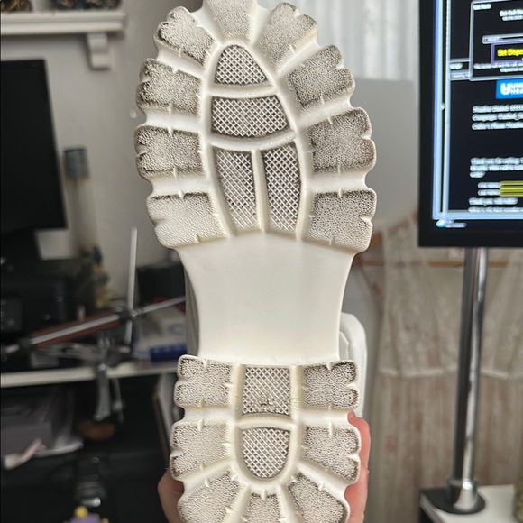 Faux Prada White Combat boots swap for christyjustice only! - Picture 5 of 9